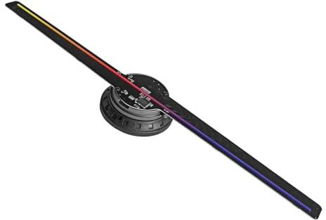 3D-hologramfläkt, Missyou hologram-projektor för butik, bar, kasino, fest (hologram 42 cm)