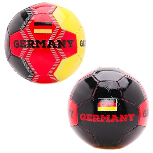 Toyland® Deutschland Länder-Fußball (8lbs/Größe 5) – Europameisterschaft und Weltmeisterschaft – Outdoor-Spielzeug – 14 Modelle verfügbar – (Deutschland)
