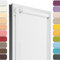 Estika Tende a rullo traslucida per interni - Bianco - 60l x 120A cm - Tende a rullo senza forare per finestre e porte, Tenda a rullo