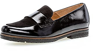 Gabor Donna Mocassini, Signora Pantofole,Pantofola,Scarpe da College,Scarpe Business,Nero (Schwarz) / 37,40.5 EU / 7 UK