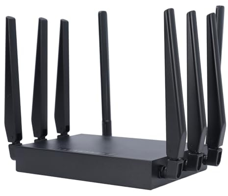 Router WiFi 6, 5G CPE, con 8 Antenne, Router Internet Intelligente Ad Alta velocità, 1000 Mbps, con Slot per Scheda SIM, per Grandi Case, Campeggi, per l'Asia mediorientale