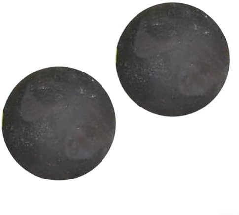 Ornamenti decorativi sostenibili, 2 palline rotonde progettate per bruciare in modo pulito senza cenere (12,7 cm)