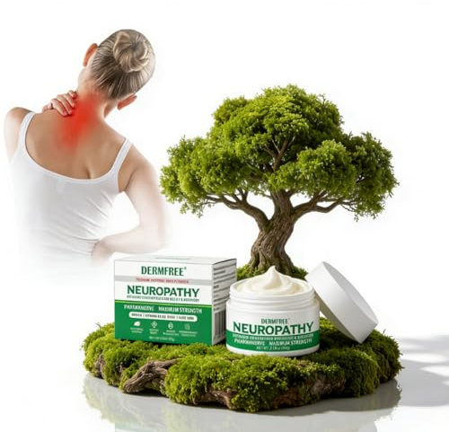 Hicapa Neuropathy Cream 60g for Men and Women, Neuropathy Nerve Pain Relief Cream for Massaging Joints & Muscles, Lower Back, Feet, Knees, Neck & Shoulders