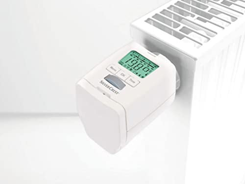 SilverCrest Profi Heizkörper Thermostat digital Intelligenter Heizkörperregler Heizung mit 3 Adaptern, Kindersicherung, Fenster-offen-Erkennung und viele weitere funktionen