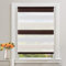 Doppelrollo Klemmfix ohne Bohren Weiß-Beige-Braun B80 x H150cm(Stoffbreite 75cm) Duo Rollos für Fenster ohne Bohren Klemmrollo Zebrarollo Seitenzugrollo mit Kindersicherung Fenster Rollos für innen