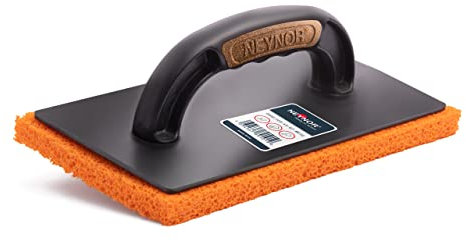 LAGERVERKAUF! NEYNOR® Reibebrett für Putz 280 x 140 mm - Putzbrett - Schwammgummi - Profi Reibebrett Kunststoff - Ergonomisch Griff - Fugbrett für Fliesenleger - Made in EU
