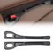 Aufbewahrungsbox für Autositze, 2024 Upgraded Autositz Organizer Storage Box, Universal Lückenfüller Car Seat Gap Filler (Schwarz, 2 Stück)