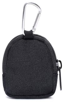 Coin Purse Women Men Small Purse Mini Backpack Keyring Portables Mini Bags Key Chains Handbag Charms (Black)