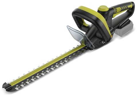 Cortasetos para batería Dewalt de 20 V, cortasetos inalámbrico con hoja de doble acción de 22 pulgadas, 1600 rpm, ancho de corte de 3/5 pulgadas, mango giratorio y diseño de doble interruptor (batería