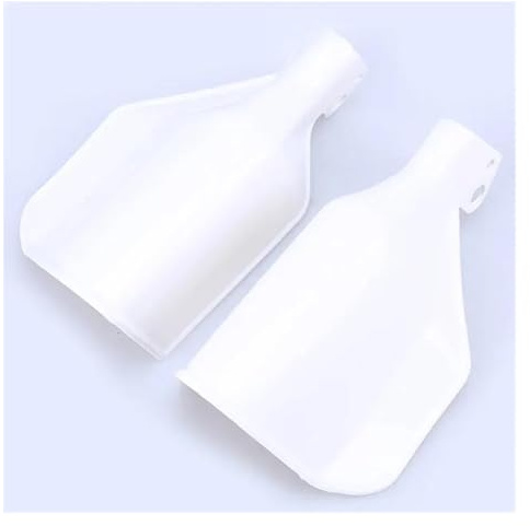 Protège-mains moto Pour Suzuki Dirt Bike Motocross Protège-mains Protecteur Moto Bouclier Coupe-vent Universel(Blanc)