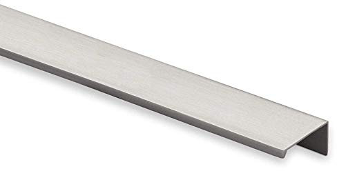 Möbelgriff JANE 680 mm Aluminiumgriff in Edelstahloptik Profilgriff Griffleiste Schrankgriff von SO-TECH