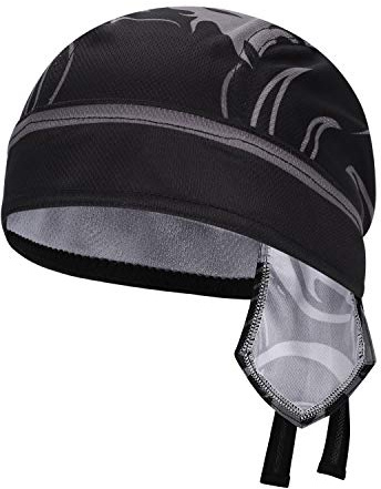 ITODA Femmes Hommes Bandana de Cyclisme/Vélo Anti-UV Bandeau Sports Respirant Chapeau de Pirate Coupe-vent Casquette Foulard Séchage Rapide Confortable pour moto VTT Courir Sports de Plein Air