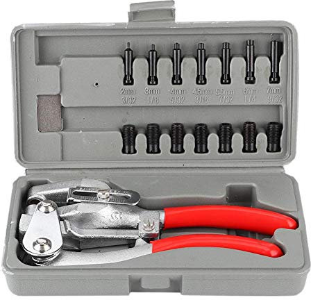 anzzange, Lochanzzange, Handanzzange, 16-teilige Multifunktions-anzzange Manuelle Werkzeuge für Metall Messing Gummi Armband Leder Kunoff