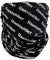 Unantastbar - Logo, Schlauchschal Multifunktionstuch - Bedrucktes Bandana Elastische Halstuch Schlauchtuch Sturmmaske schwarz/grau alloverprint