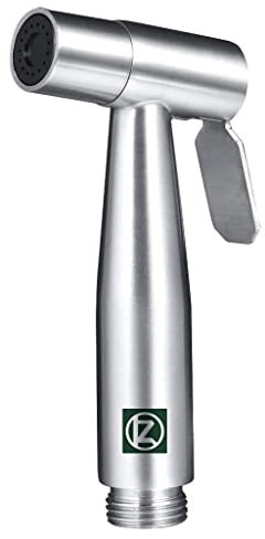 Hand Held Toilet Bidet Sprayer Head, Stainless Steel Bathroom Shower Bidet Tap Spray Shattaf Toilet Cleaning Faucet