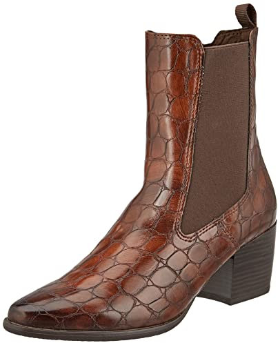 Marco Tozzi Damen 2-2-25041-29 Chelsea-Stiefel, Cognac STR, 38 EU