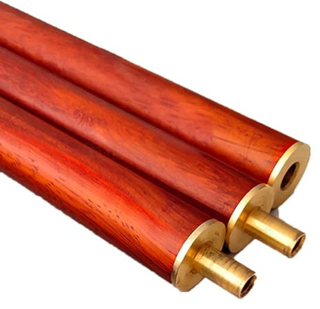 Traditional Chinese Tai Chi Ruler, Martial Arts Tai Chi Stick, Tai Chi Bang, Wrestling Fitness Equipment Wood Exercise Bar Rods Massage for Seniors 110cm