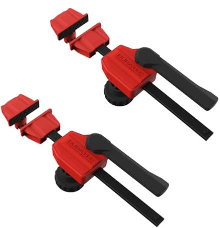 Abrazaderas De Agarre Rápido, 2 Piezas Rápida Con Una Mano Herramientas De Abrazadera De Barra Para Wood Fast Easy Sujeción,Juego de Pinzas de Sujeción Rápida