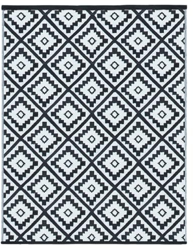 IDMarket Bahamas - Alfombra exterior (270 x 470 cm), color negro