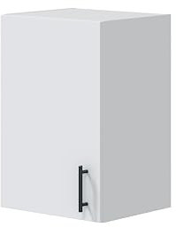 Mobelcenter, Mueble Alto de Cocina para Colgar de 40 cm, Módulo 1 Puerta Reversible, Acabado Color Blanco Brillo, Medidas: Ancho: 40 cm x Fondo: 34 cm x Alto: 59 cm (1530)