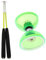 ＡＷＨＡＯ Diabolo Set mit Kugellager, Holzstäben und Schnur für Jung und Alt, Grün