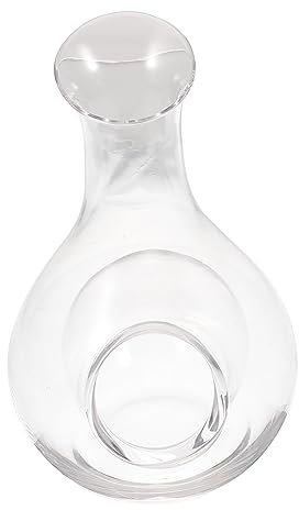 KOCKSHION Carafe En Verre Pichet à Vin Séparateur Carafe à Décanter Inclinée Simple