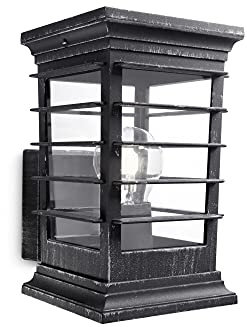 Philips myGarden 1528054pn Wandbeleuchtung – Lampe (1 (S), E27, grau)