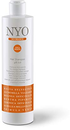 Faipa Nyo Shampoo Anti Orange Perfektion Farbe pH 5,0 mit Pflanzenextrakten 300 ml