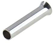 SeKi 14233 Lot de 100 embouts de câble 1,5 mm², nus, argent