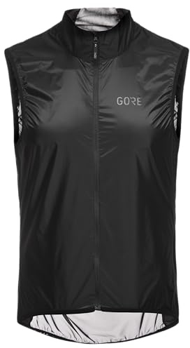 GOREWEAR Ambient Gilet de Cyclisme Homme, GORE-TEX INFINIUM WINDSTOPPER, Gilet Coupe-Vent Léger, Coupe Ajustée
