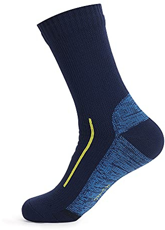 Waterproof socks for Men Women,For outdoor activities 100% waterproof breathable windproof - Perfect for Cycling, Hiking, Golf, Rowing, Fishing,Trekking Skiing Tracing Socks etc out sports (Blue, m)