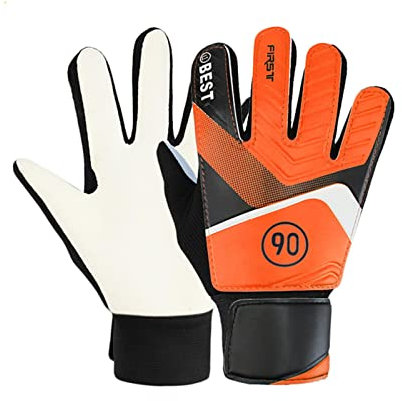 Torwarthandschuhe Kinder, Jungen Und Mädchen, Junior Fußballhandschuhe Mit Super Grip Latex Mit Stoßdämpfender, Fußball Torwarthandschuhe, Fußballhandschuhe, Doppeltem Schutz, Tragbarkeit