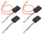 EMSea 2 Pares de Escobillas de Carbón para Amoladoras Angulares con Parada Automática de 5 X 10 X 17 Mm Compatible con Bosch GWS 14-125 C/CE/GWS 14-150 C