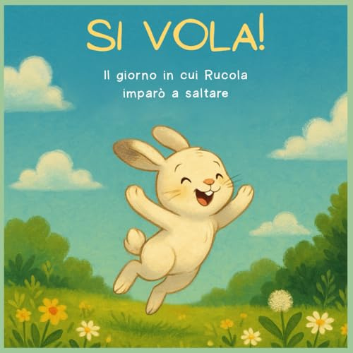 SI VOLA! Il giorno in cui Rucola imparò a saltare: Un racconto illustrato a colori per ritrovare la fiducia in sé stessi, un passo alla volta, con attività creative finali