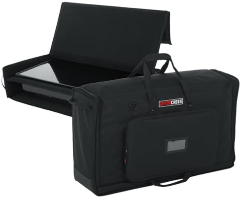 Gator G-LCD-TOTE-SM- Maletín de nailon acolchado para transportar pantallas LCD, monitores y televisores de 19-24 pulgadas