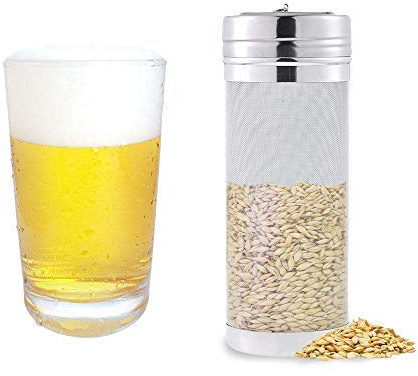 Xrten Filtre Bière Brassage, Homebrew Bière 400 Micron en Maille en Acier Inoxydable Bière Préparation du Filtre Hop Passoire