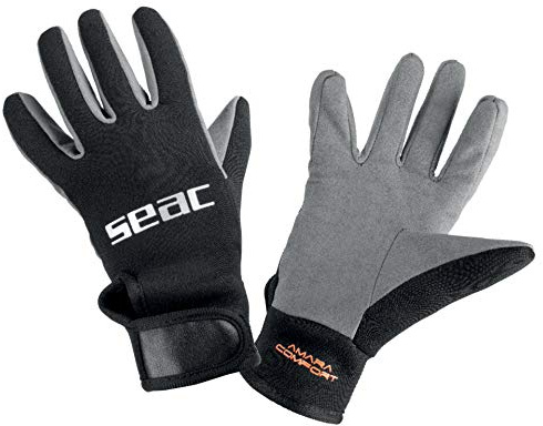 SEAC Amara Comfort, 1.5 mm Neoprene Diving Gloves for Scuba Diving and Freediving, Large