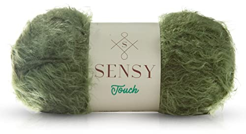 Sensy Touch Garn, 39 g, 268 meter, Gauge 3 ljus (Khaki)