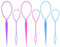 6 Stück Topsy Tail,Frisurenhilfe,Haar Schwanz Twister,Diy Haar Styling Zubehör Frisurenhilfe Band Schwarz Dutt Styler Haartwister Zopf Hilfe Frisuren Zubehör für Frauen Mädchen Kleinkinder Mädchen