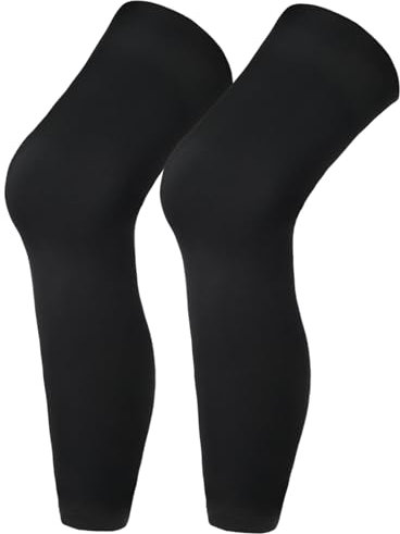 APLZGMG Compression Leg Sleeve, Basketball Leg Sleeve Full Length Sports Cycling Leg Sleeves Knee Brace Undersleeve for Men Women, Knee, Thigh, Calf, Running