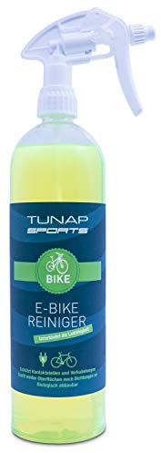 TUNAP SPORTS E-Bike Reiniger, 1000 ml Spray | für Elektrofahrräder - beseitigt Schmutz und schützt Kontakte vor Korrosion (2019)