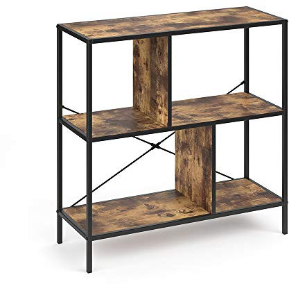 Vicco Loft Bücherregal Fyrk Wandregal Standregal Holz Regal Natur Aufbewahrung 79x80x30 Vintage