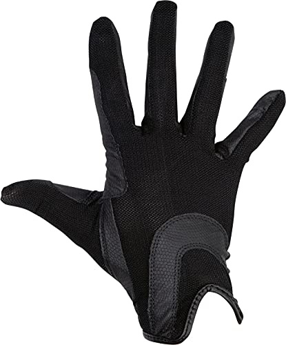 HKM Grip Mesh Reithandschuhe 9100 Schwarz S