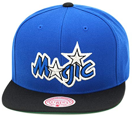 Mitchell & Ness Wool 2 Tone Snapback Cap Orlando Magic Blue/Black