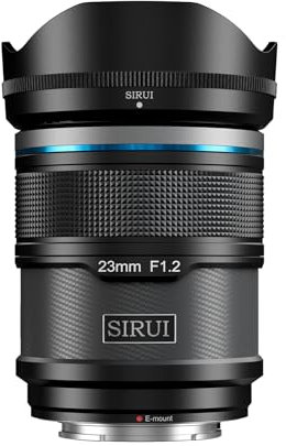 SIRUI Sniper 23mm F1.2 Grand Angle Autofocus APS-C Objectif pour A5, A6, FX30, ZV-E10 (Monture E, Noir)
