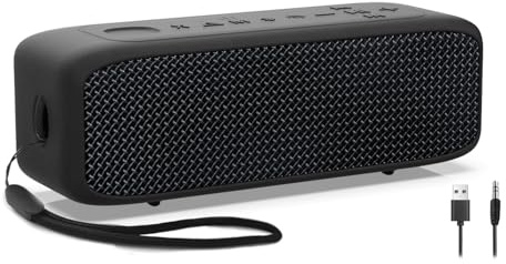 NOBIS 20W Bluetooth-högtalare – Bluetooth 6.0, IP68 vattentät bärbar högtalare, 24 timmars speltid, TWS-parning för camping, resor och hemmabruk