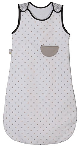 P'tit Basile - Gigoteuse été 6-24 Mois - Douillette légère Tog 2 - Coton Bio - 90 cm - Turbulette Printemps sans ouate - Doublure intérieure éponge absorbante - Little Sweet Dreams
