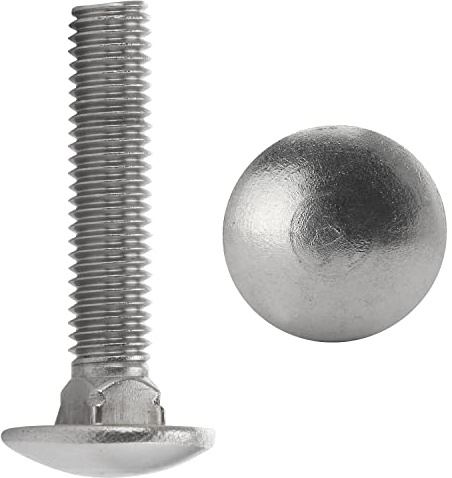 FASTON® Flachrundschrauben M5x12 Edelstahl A2 V2A (10 Stück) Schlossschrauben mit Vierkantansatz DIN 603 Flachrundkopf Schrauben Schloßschrauben Vollgewinde