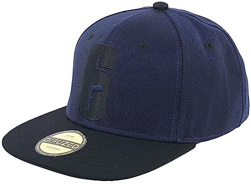 Six Siege Dark Logo Cap Unisex Cap dunkelblau 100% Baumwolle Fan-Merch, Gaming