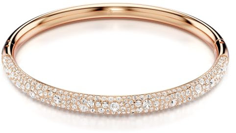 Swarovski Sublima Armreif, Rosé Vergoldeter Damenarmreif mit Strahlenden Swarovski Kristallen